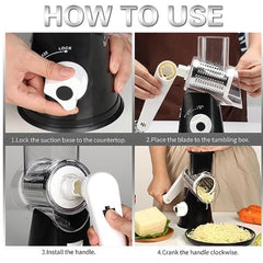 Multifunction Kitchen Rotating Grater