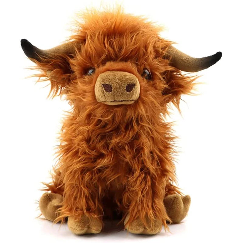 Cuddly Highland Cow Plush Toy