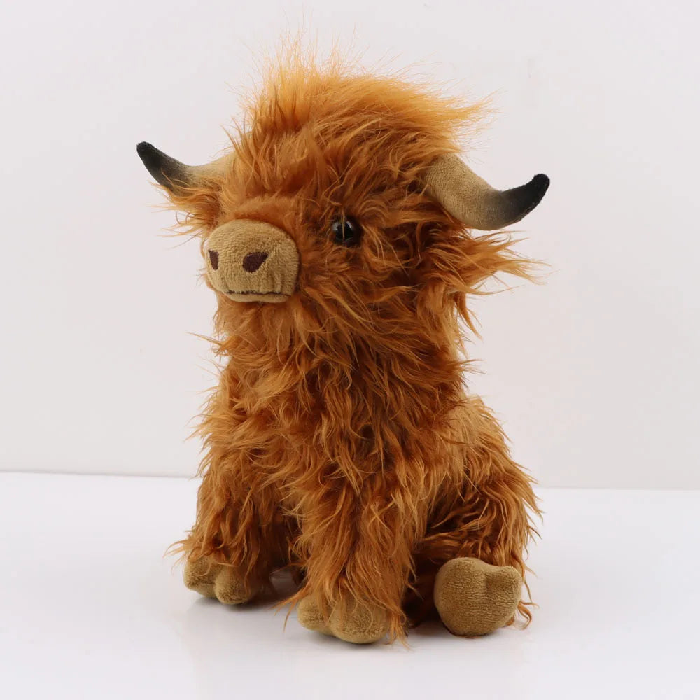 Cuddly Highland Cow Plush Toy