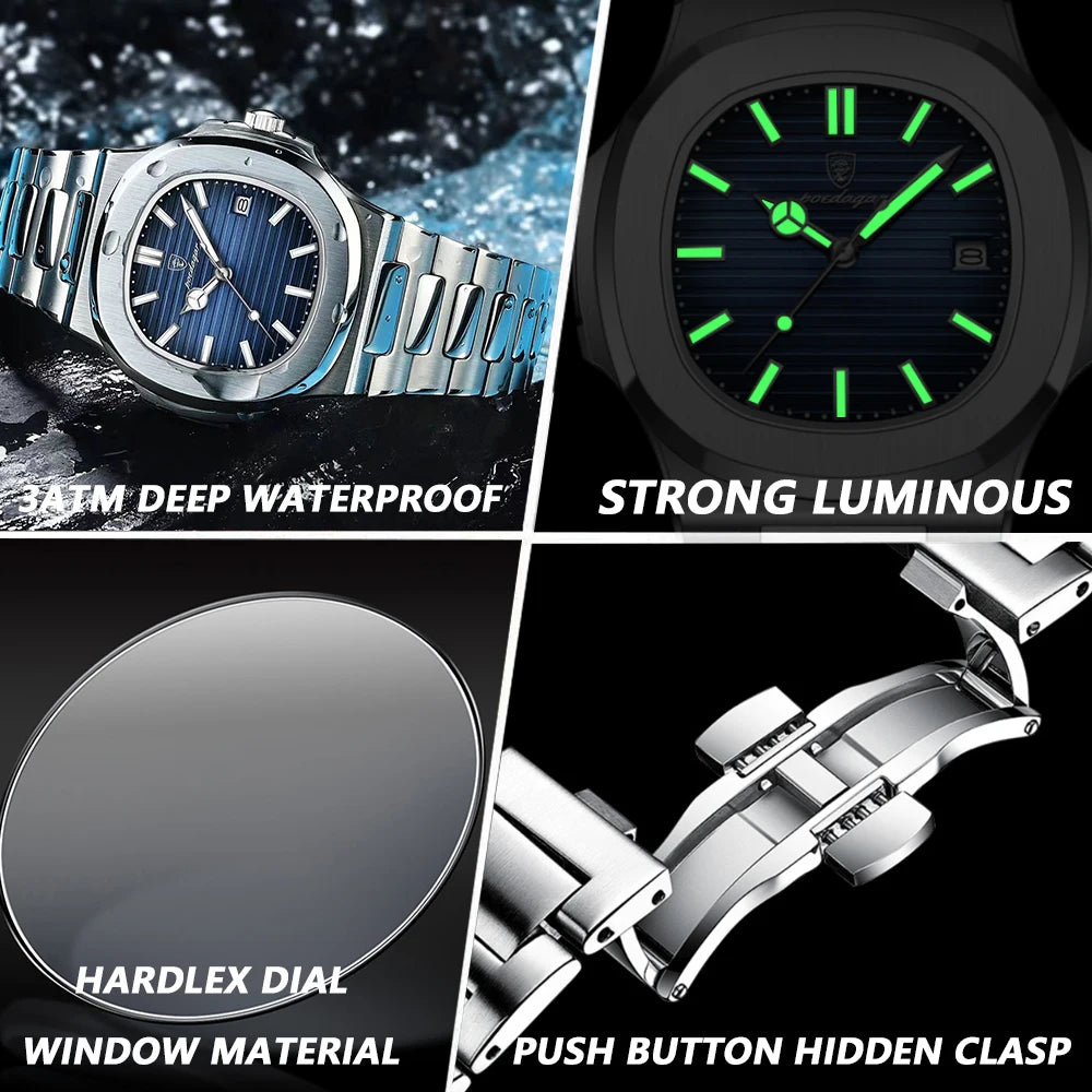 Elegant Luxury Waterproof Men's Watch