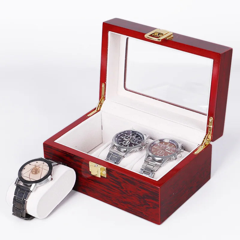 Stylish Men's Watch Storage and Display Case