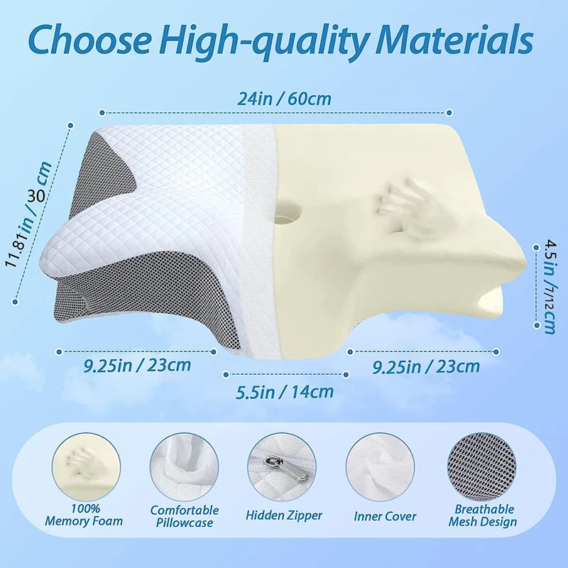 Comfy Sleep Memory Foam Cervical Pillow