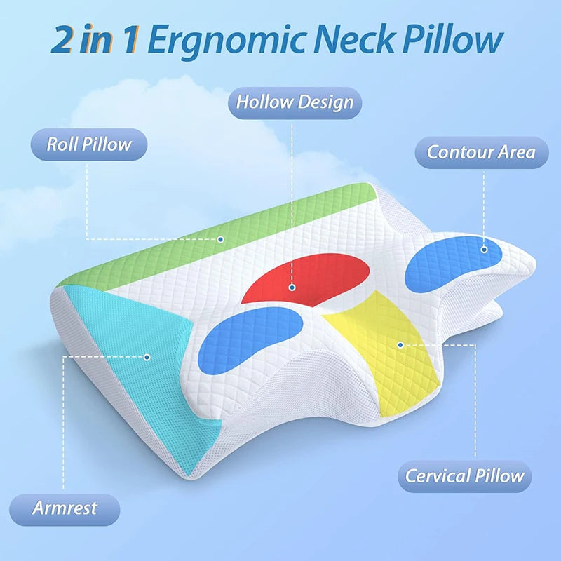 Comfy Sleep Memory Foam Cervical Pillow