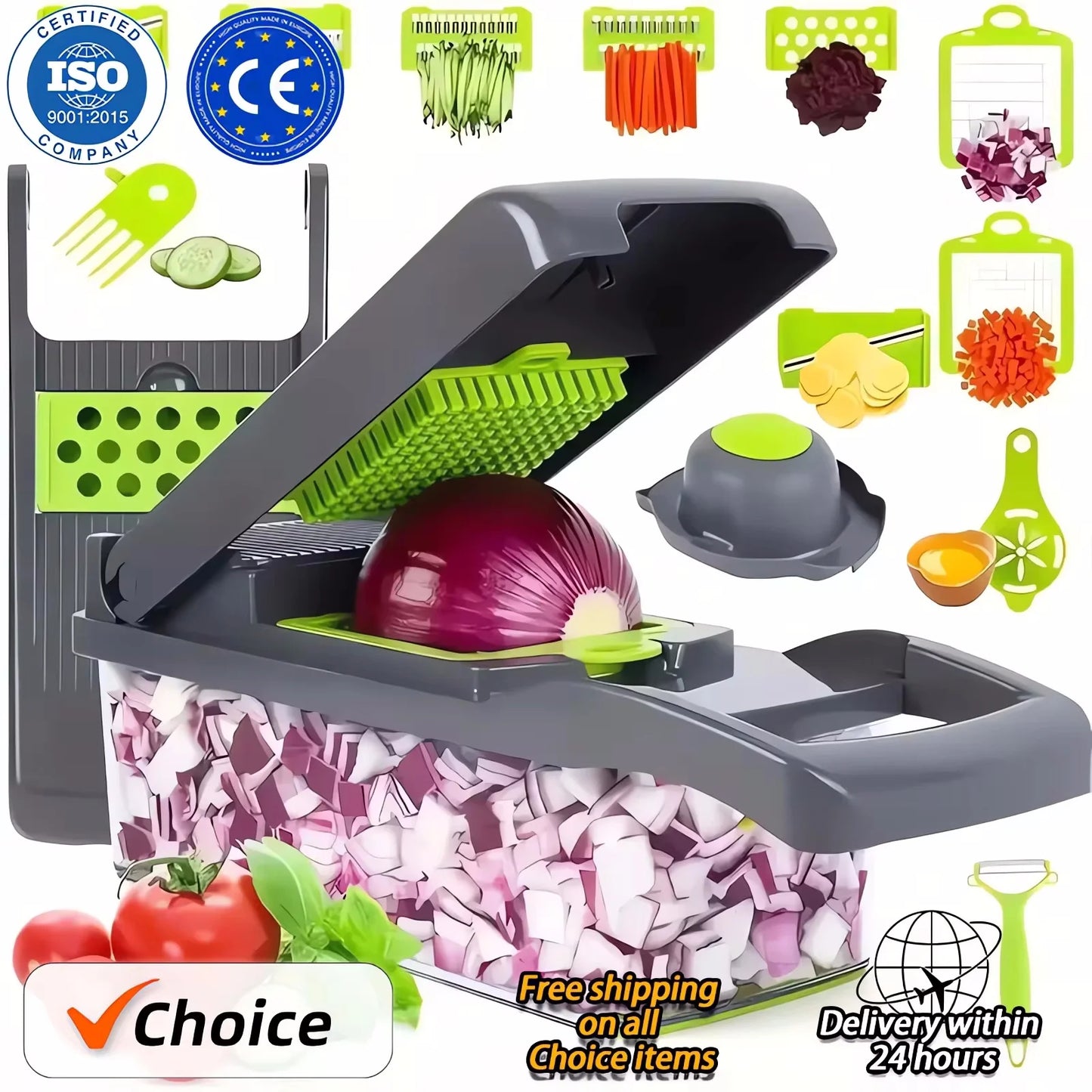 FastSlice Veggie Chopper Pro