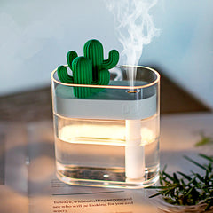 Cactus Air Humidifier Clear Color Light Mist Maker